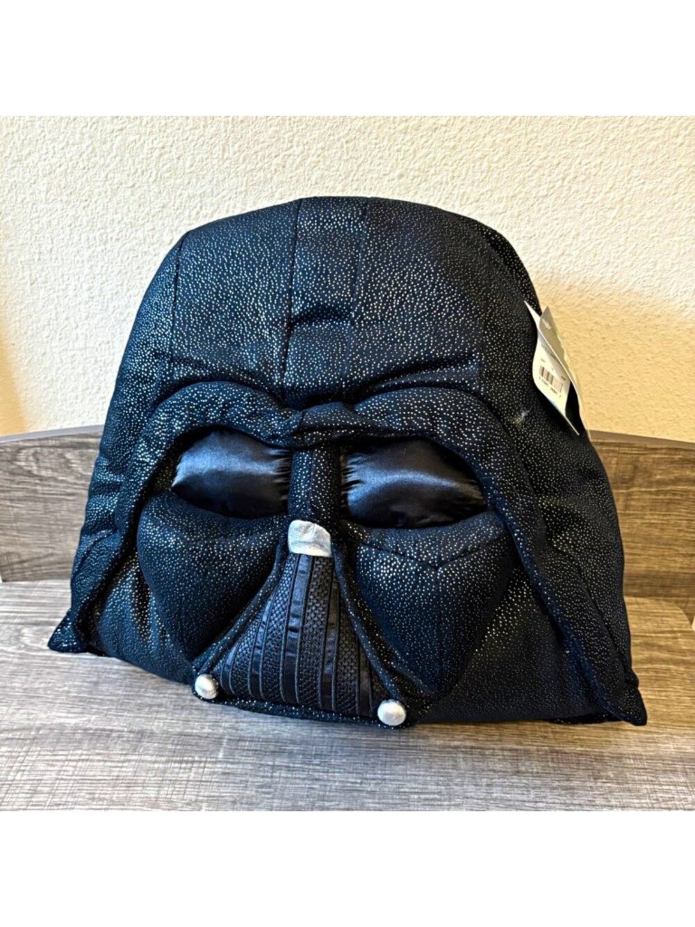 Star Wars Darth Vader Cushion Pillow 15 in x 14 in Black Polyester